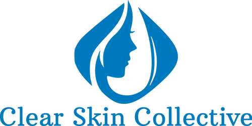 Clear Skin Collective premium skincare logo blue
